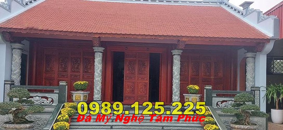 Mẫu Nhà Thờ Từ Đường Kiến Trúc Bằng Đá Tự Nhiên Đẹp