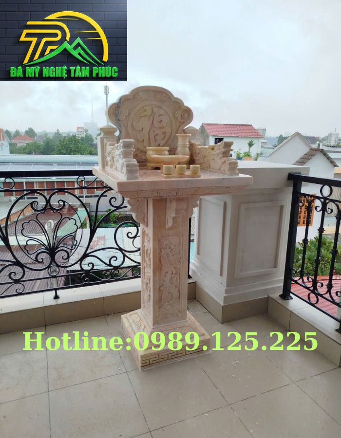Bàn Thờ Thiên Đá Nguyên Khối Đẹp Bán Sẵn Tại Vĩnh Long