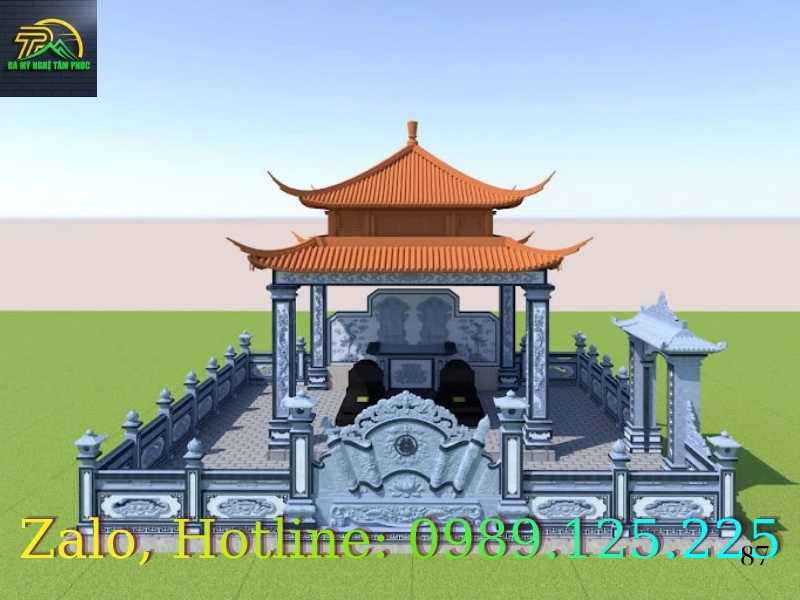 nhà mồ miền tây bằng đá đẹp
