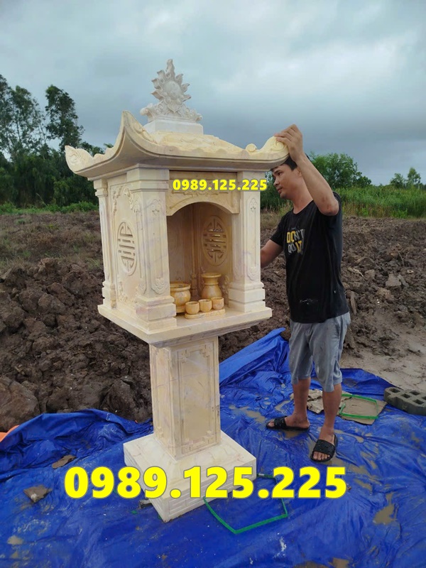 Mẫu cây hương thờ đá tự nhiên đẹp nhất Bán tại Hưng Yên