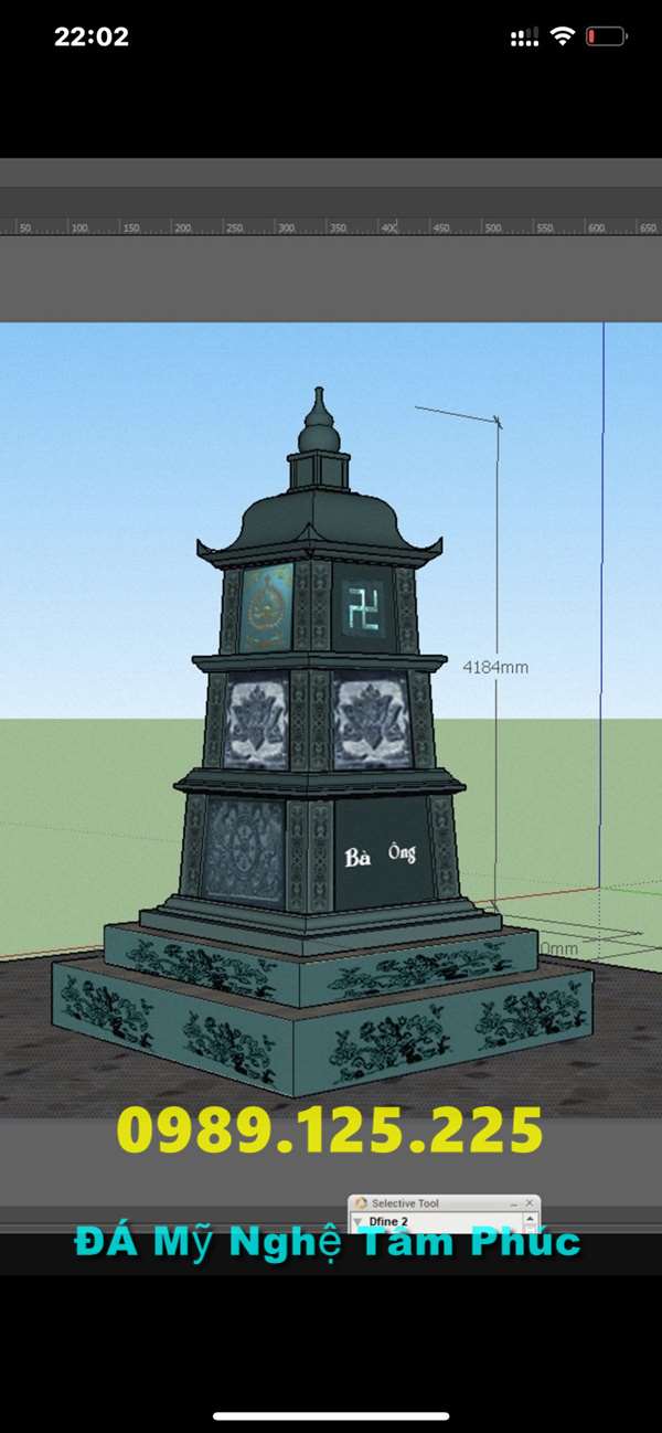 Bán Sẵn Mộ Đá Tháp Giá Rẻ Đẹp Nhất Tại Hải Dương