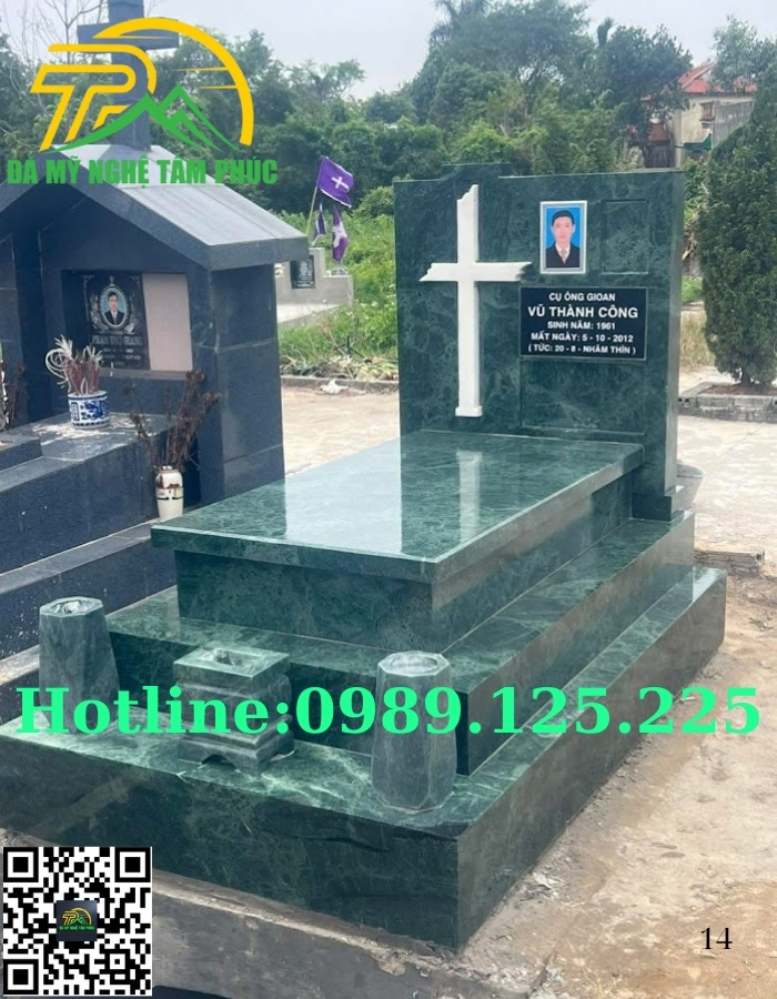 Mộ Đá Công Giáo Đá Đẹp Bán Tại Cần Thơ