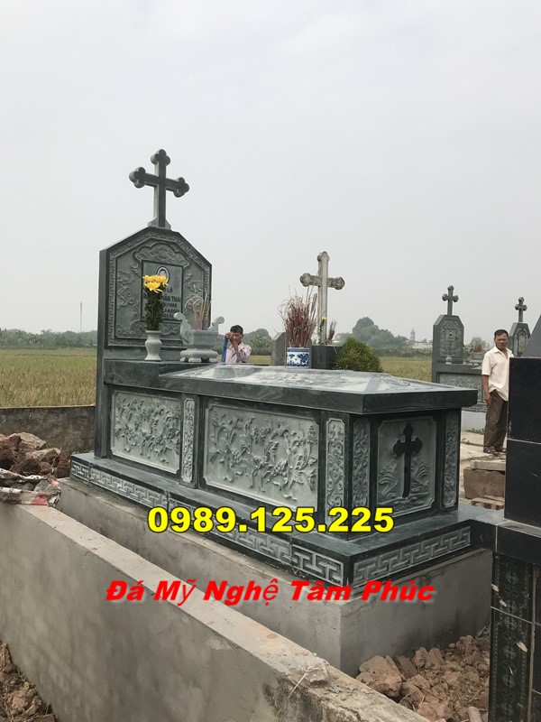 Mộ Đá Công Giáo Đẹp Tại Cao Bằng