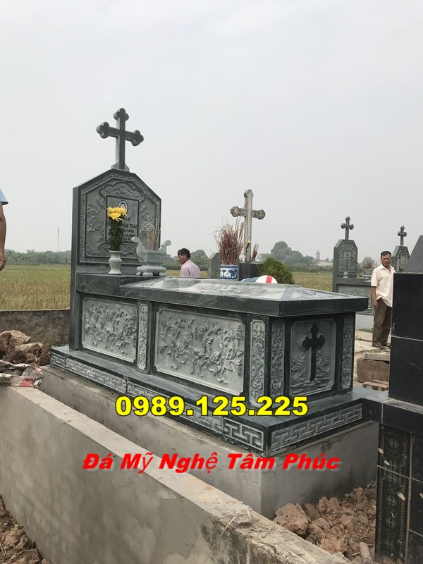 mẫu bia mộ công giáo Bán Tại Hậu Giang