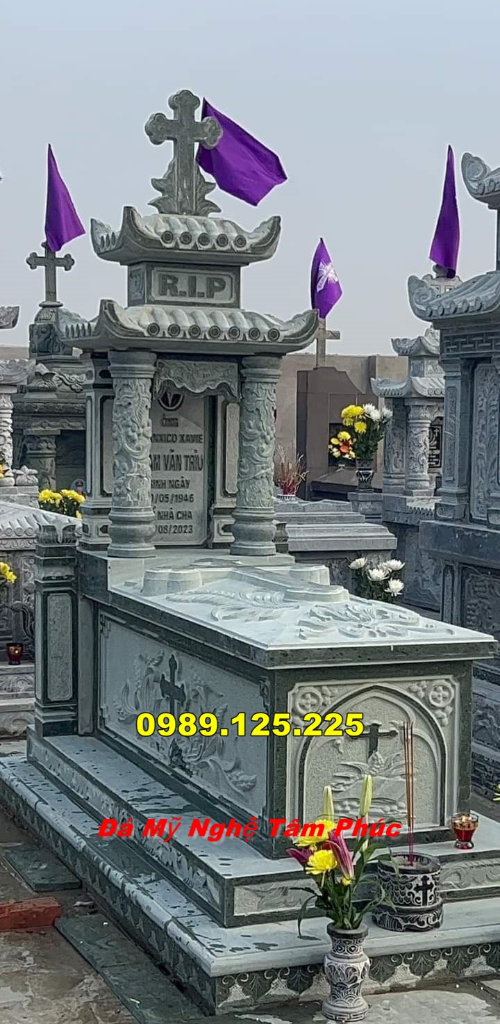 Mẫu Mộ Đá Công Giáo Đẹp Bán Tại hà nội