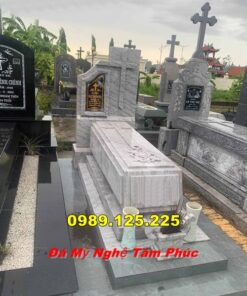 Bán Sẵn Mộ Đá Công Giáo Đẹp Tại Bắc