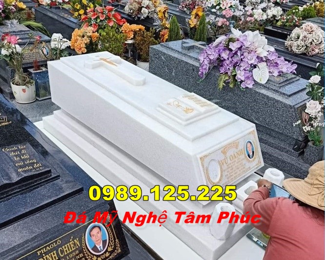 Mẫu Mộ Đá Công Giáo Đẹp Bán Tại Thái Bình