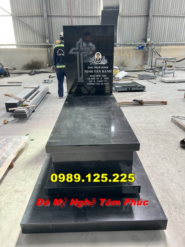 Mẫu Mộ Đá Công Giáo Đẹp Bán Tại ninh thuận
