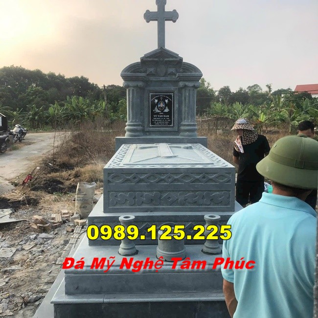 Mẫu Mộ Đá Công Giáo Đẹp Bán Tại hòa bình