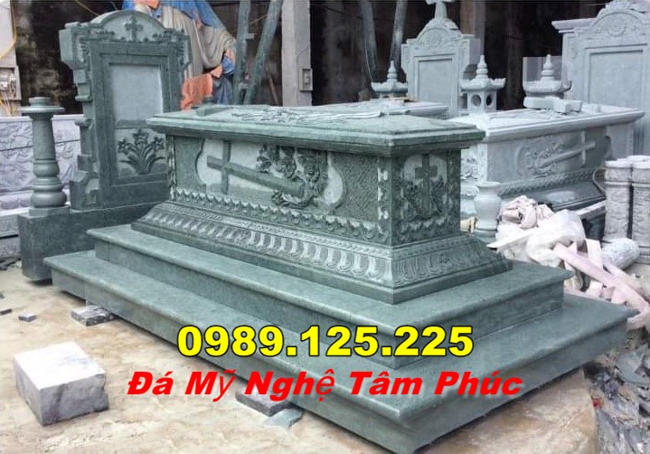 Mẫu Mộ Đá Công Giáo Đẹp Bán Tại  bắc kạn