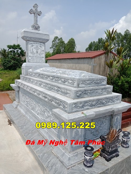 Mẫu Mộ Đá Công Giáo Đẹp Bán Tại khánh hòa