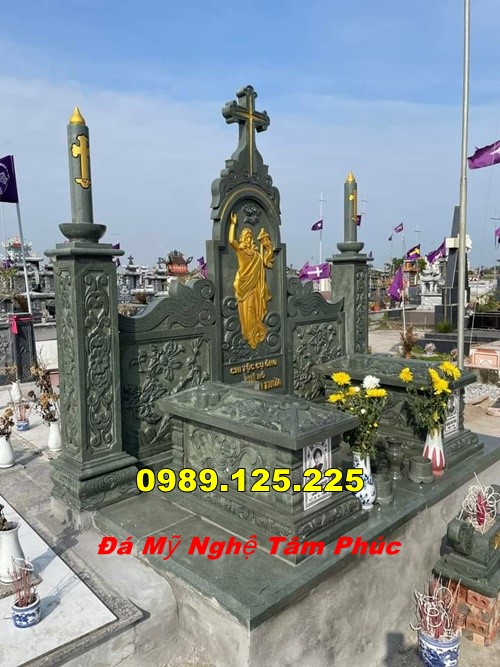 Mẫu Mộ Đá Công Giáo Đẹp Bán Tại  phú yên