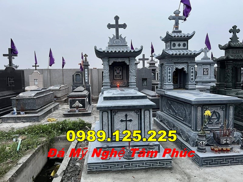 Bán Sẵn Mộ Đá Công Giáo Đẹp Tại Tây Ninh