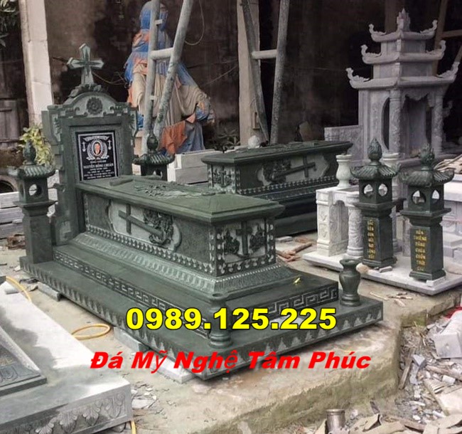 Mẫu Mộ Đá Công Giáo Đẹp Bán Tại lào cai