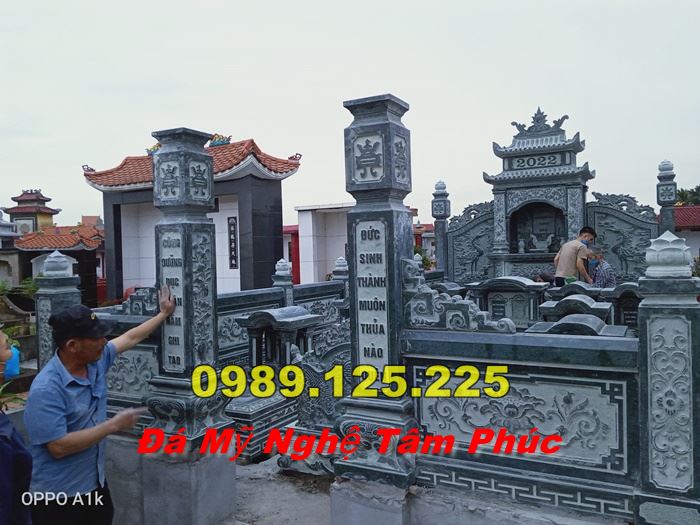 Lăng Mộ Đá Xanh Gia Tộc Tại Bình Dương