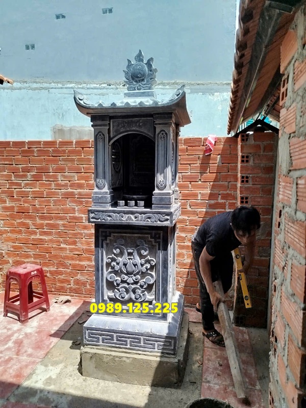 Mẫu Miếu Đá Thờ Ngoài Trời Tại Long An