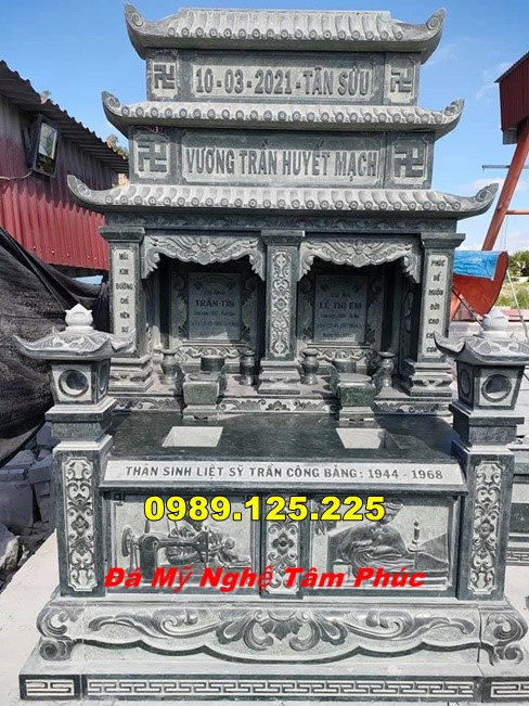 Mẫu Mộ Đá Đẹp Đơn Giản Bán Tại Bạc Liêu