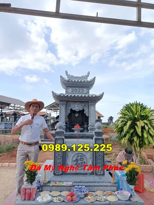 Mẫu Mộ Đá Đẹp Đơn Giản Giá Rẻ Bán Tại Kon Tum