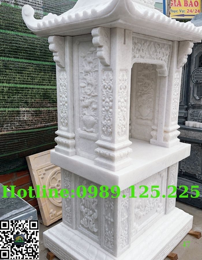 Mẫu Am Thờ Hũ Tro Cốt Bằng Đá Bán Tại Sài Gòn HCM