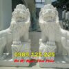 Tượng Sư Tử Đá Phong Thủy, Tượng Sư Tử Nhỏ Để Trước Cổng Đẹp Bán Tại Đồng Nai