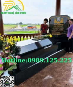 Mộ Đá Granite Hoa Cương Nguyên Khối Đẹp Bán Tại Ninh Thuận