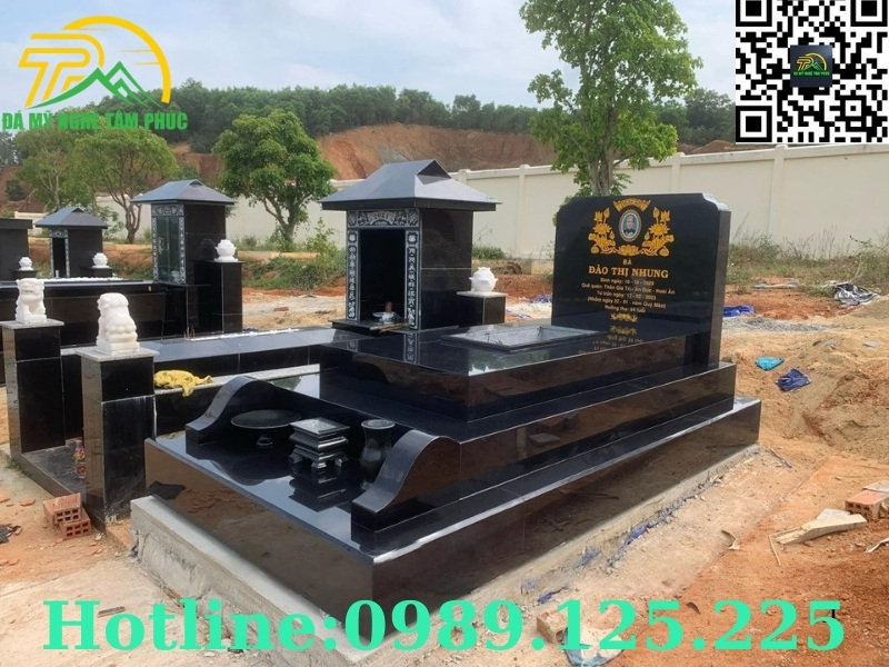 Mẫu Mộ Ốp Đá Granite Đẹp Bán Tại Đà Nẵng