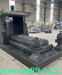Mộ Đá Granite Hoa Cương Nguyên Khối Đẹp Bán Tại Quảng Nam