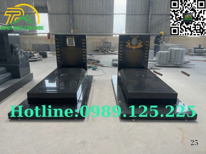 Mộ Đá Granite Hoa Cương Nguyên Khối Đẹp Bán Tại Đà Nẵng