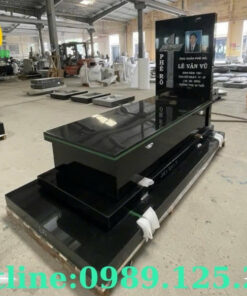 Mộ Đá Granite Hoa Cương Nguyên Khối Đẹp Bán Tại Hà Nam