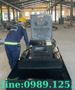 Mộ Đá Granite Hoa Cương Nguyên Khối Đẹp Bán Tại Nam Định