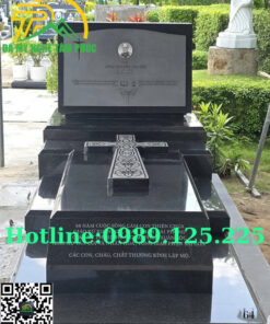 Mộ Đá Granite Hoa Cương Nguyên Khối Đẹp Bán Tại Quảng Bình