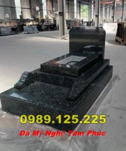Mộ Đá Granite Hoa Cương Nguyên Khối Đẹp Bán Tại Vĩnh Long