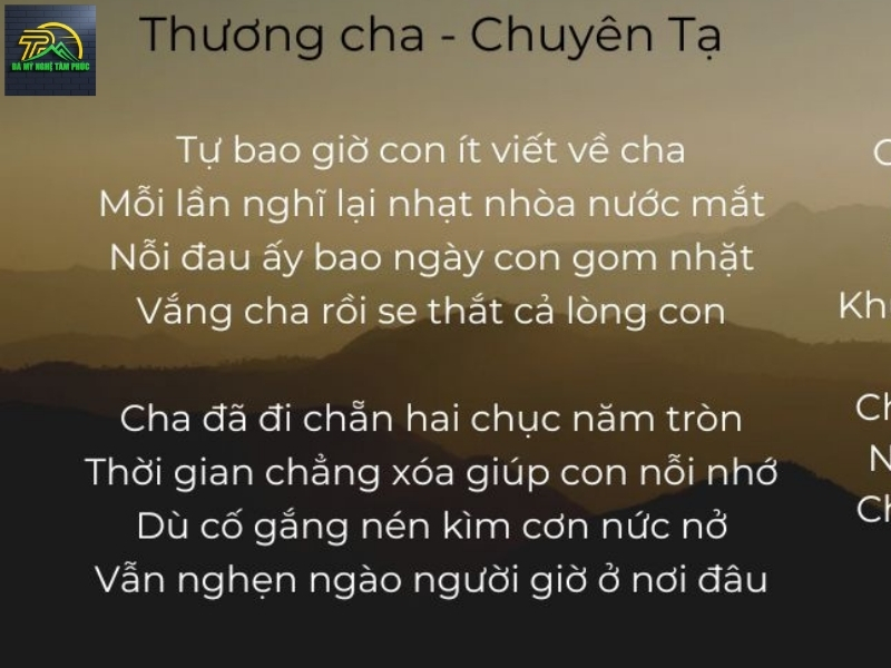 Câu Thơ Về Cha