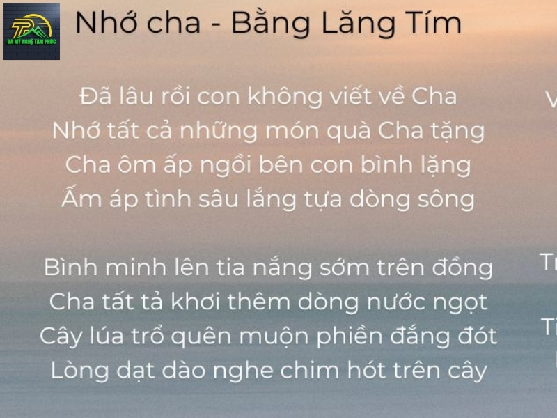 Thơ Lục Bát Về Cha Mẹ Ngắn Gọn